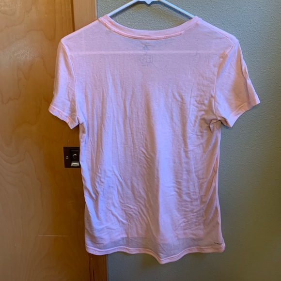 Adidas Pink Short Sleeve Workout Top - Picture 3 of 3